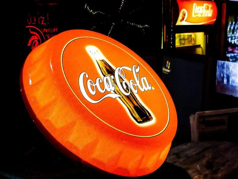 Mood Coca Cola Boost Bar Night Light Lighting Bar