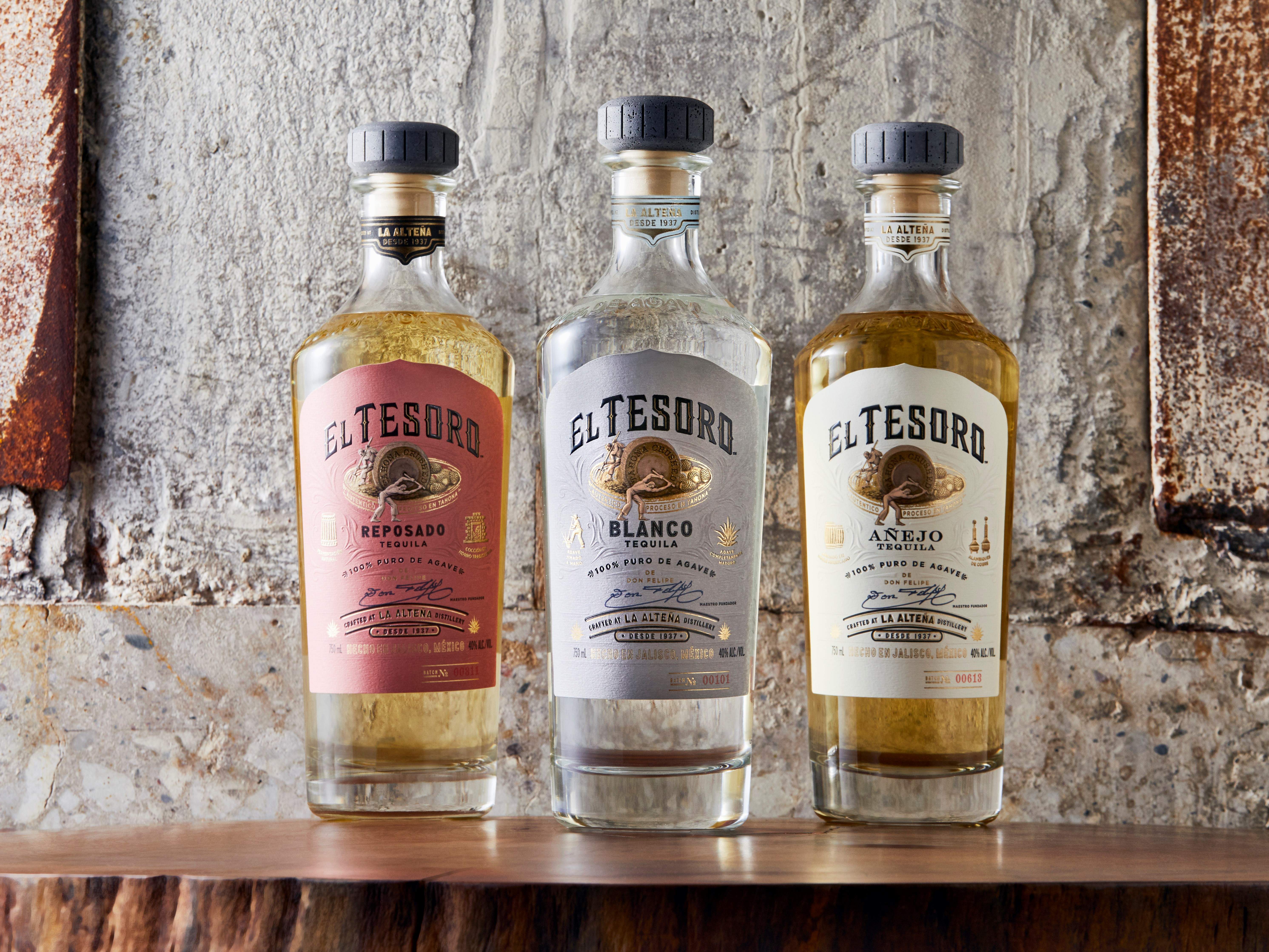 El Tesoro tequila unveils new packaging