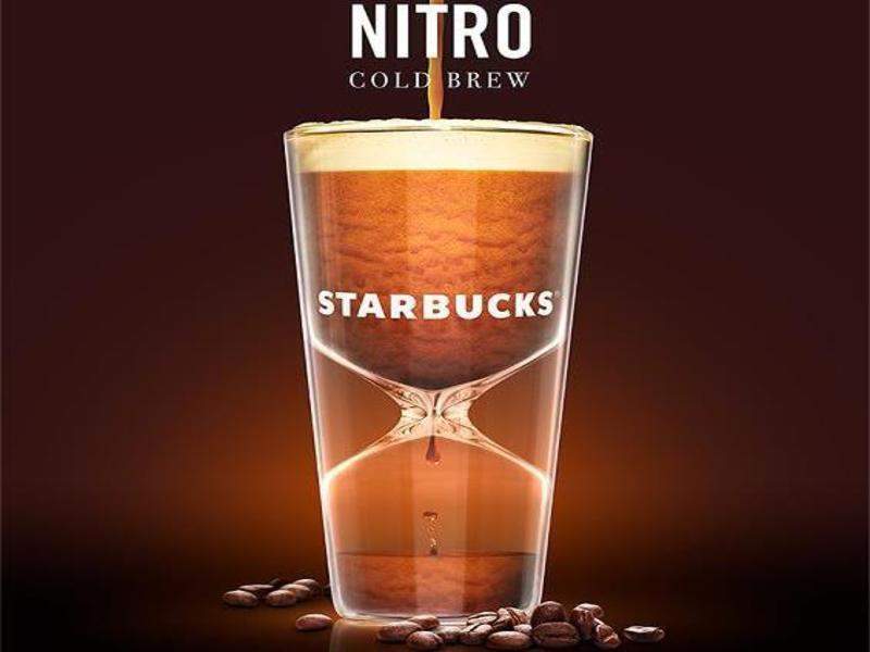 Starbucks Nitro Cold Brew Hourglass. 