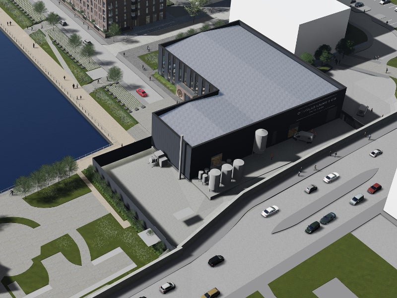The Clutha distillery and bottling complex will be located on the banks of the River Clyde at the Pacific Quay development site. Image courtesy of Douglas Laing.