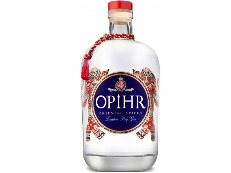 Quintessential Brands’ premium gin brand Opihr Oriental Spiced Gin will also be packaged into miniature bottles. Image courtesy of Quintessential Brands Group.
