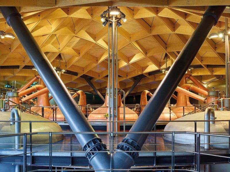 The Macallan distillery and visitor centre was developed with an investment of £140m ($188.5) by Edrington Group. Image courtesy of Edrington.