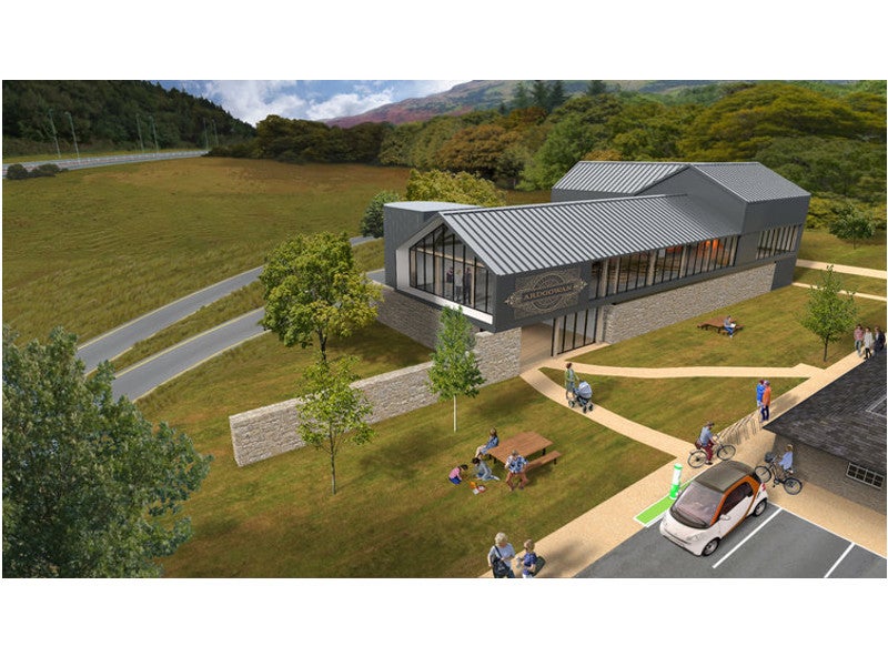 The new distillery is expected to become operational in 2020. Image courtesy of Ardgowan Distillery.