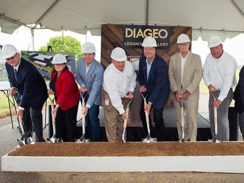 Diageo broke ground for the Lebanon distillery in July 2019.