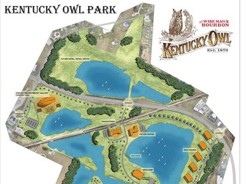 Kentucky Owl Park is being developed on a 170ha site in Bardstown. 