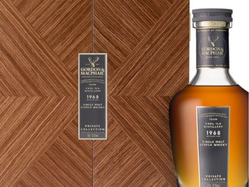 The Private Collection drinks offered by Gordon & MacPhail includes greatly-aged single malts. Image courtesy of Gordon & MacPhail, Speymalt Whisky Distributors.