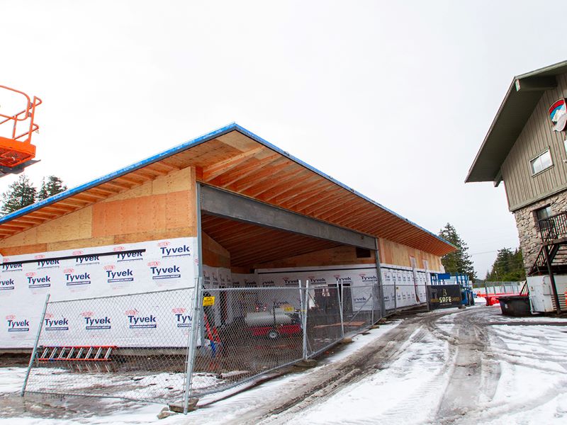 Mt. Hood Brewing Company’s Government Camp expansion began in January 2020. Credit: Mt. Hood Brewing Co.