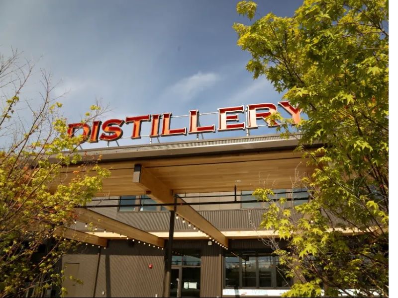 The Talking Cedar distillery was opened in June 2020. Credit: Heritage Distilling.