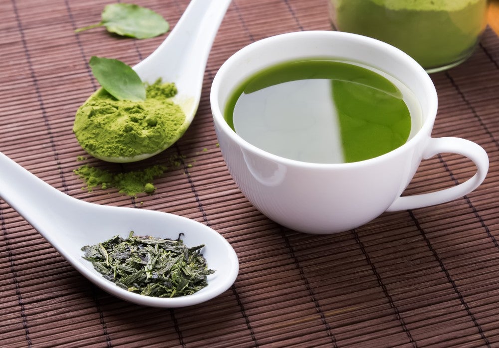 green tea; matcha
